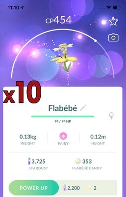 Flabebe Yellow Trades [x10] - Pokemon GO Trade