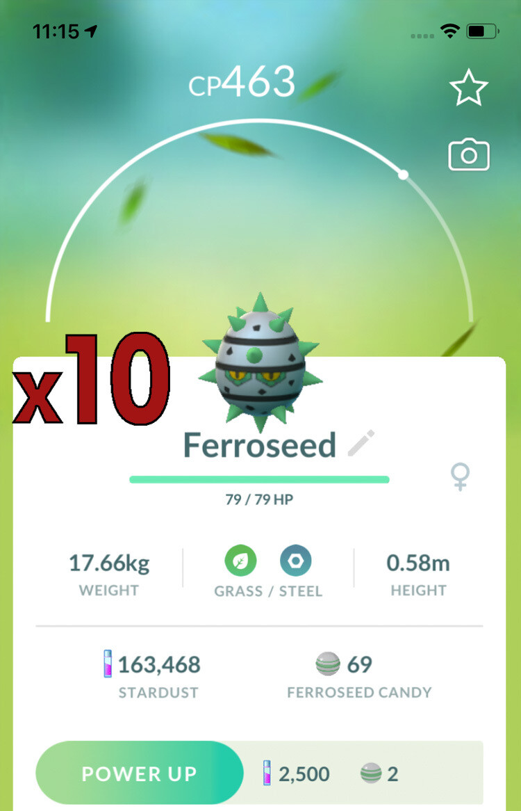 Ferroseed Trades [x10] - Pokemon GO Trade