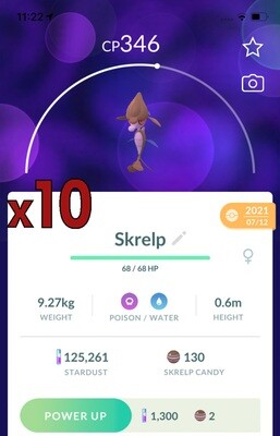Skrelp Trades [x10] - Pokemon GO Trade
