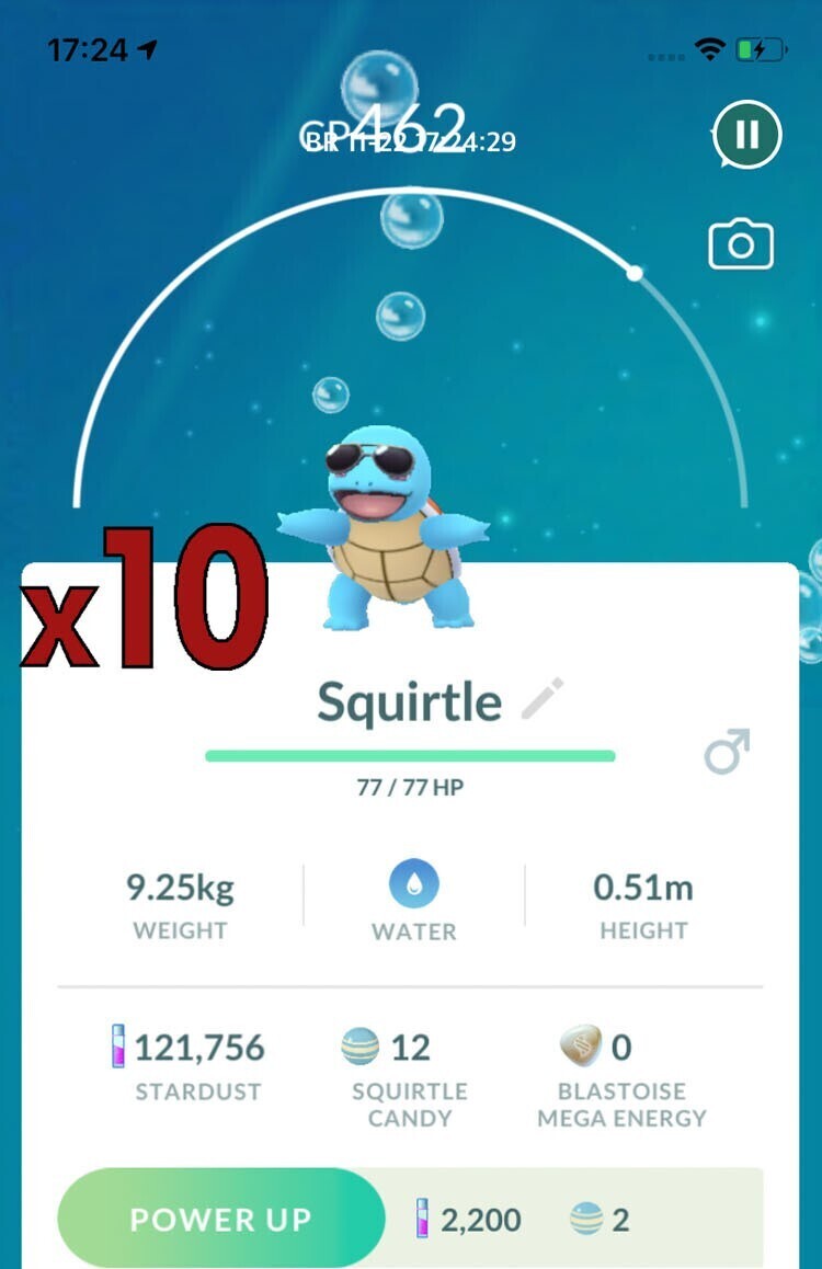 Squirtle with Sunglasses Trades [x10] - Pokemon GO Trade