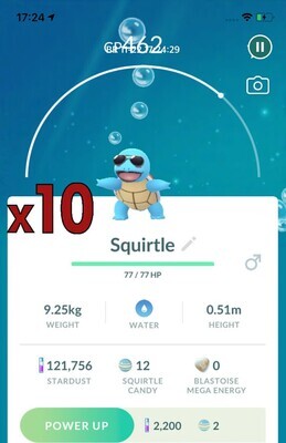 Squirtle with Sunglasses Trades [x10] - Pokemon GO Trade