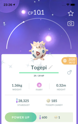 Shiny Togepi with Flowers Trade - Pokemon GO Trade