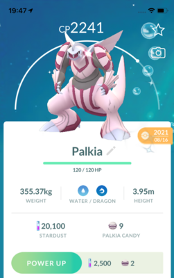 Shiny Palkia - Pokemon GO Trade