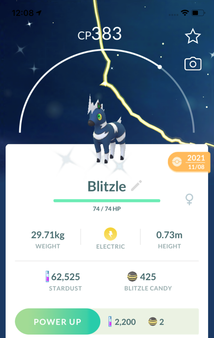 Shiny Blitzle Trade - Pokemon GO Trade