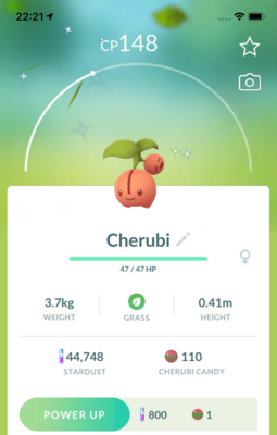Shiny Cherubi Trade - Pokemon GO Trade