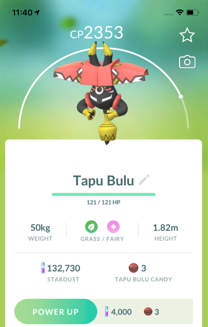 Tapu Bulu Trade - Pokemon GO Trade