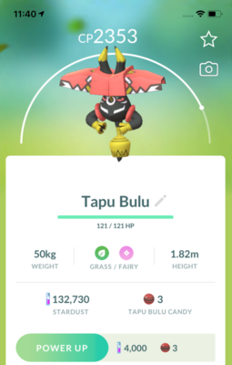 Tapu Bulu Trade - Pokemon GO Trade