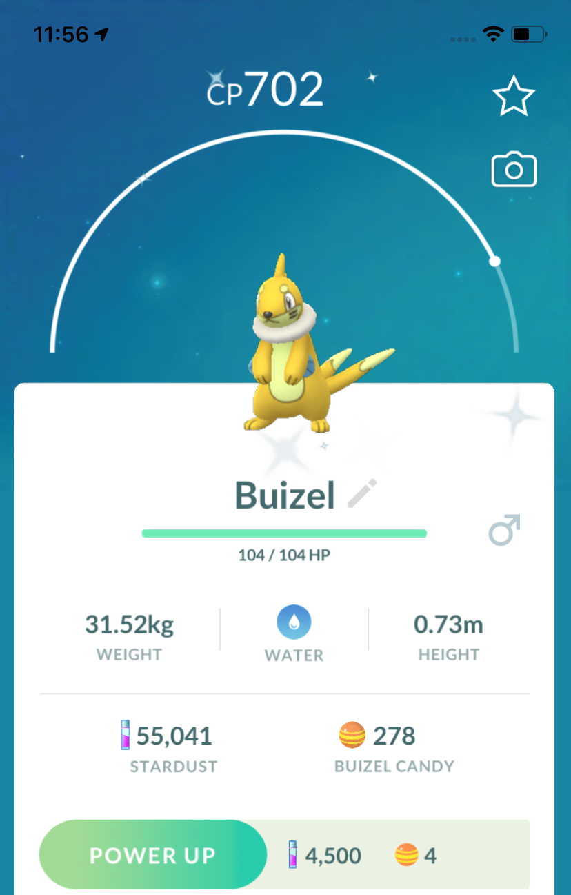 Shiny Buizel Trade - Pokemon GO Trade