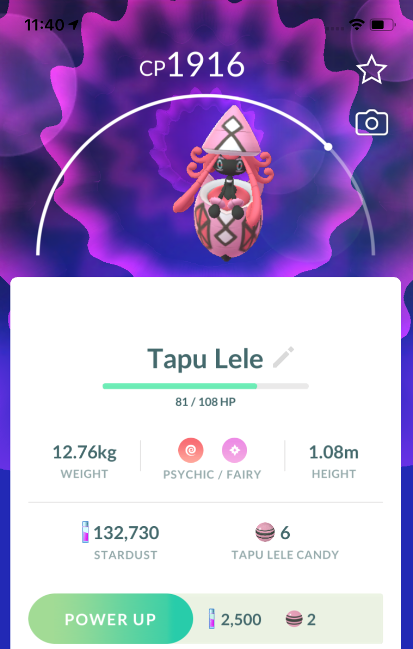 Tapu Lele Trade - Pokemon GO Trade
