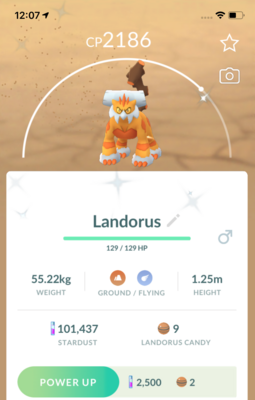 Shiny Landorus Therian Form Trade - Pokemon GO Trade
