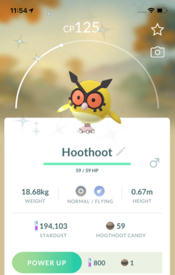 Shiny Hoothoot Trade - Pokemon GO Trade