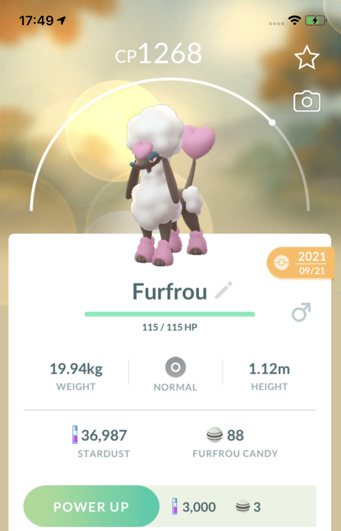 #676 - Furfrou Heart Trim Trade - Pokemon GO Trade