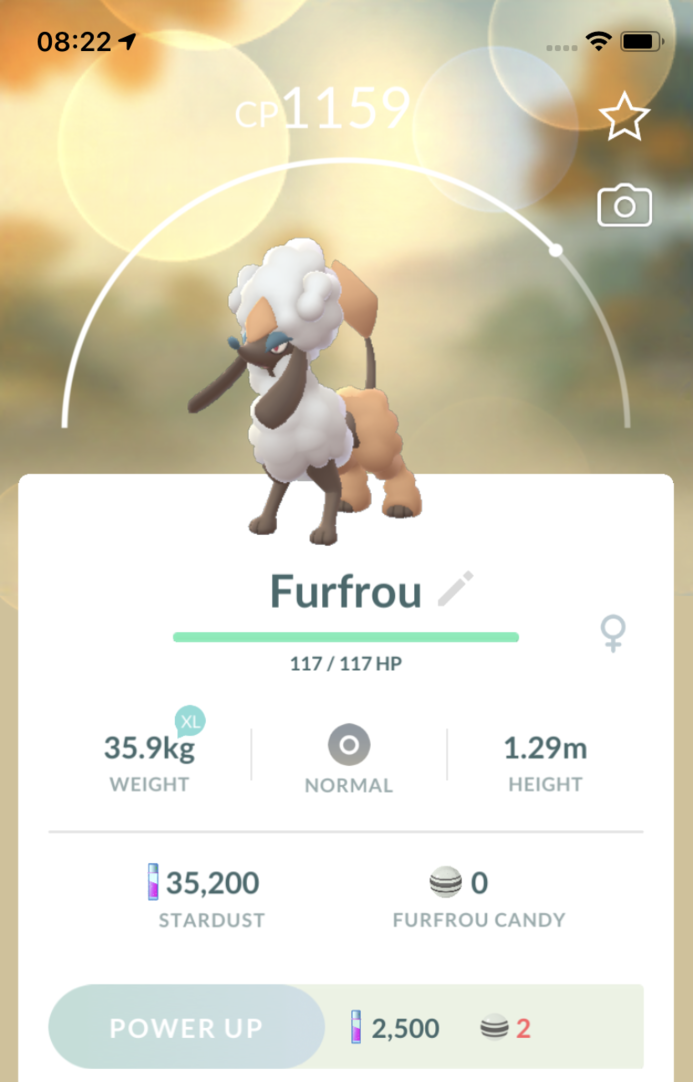 Furfrou Diamond Trim Trade - Pokemon GO Trade