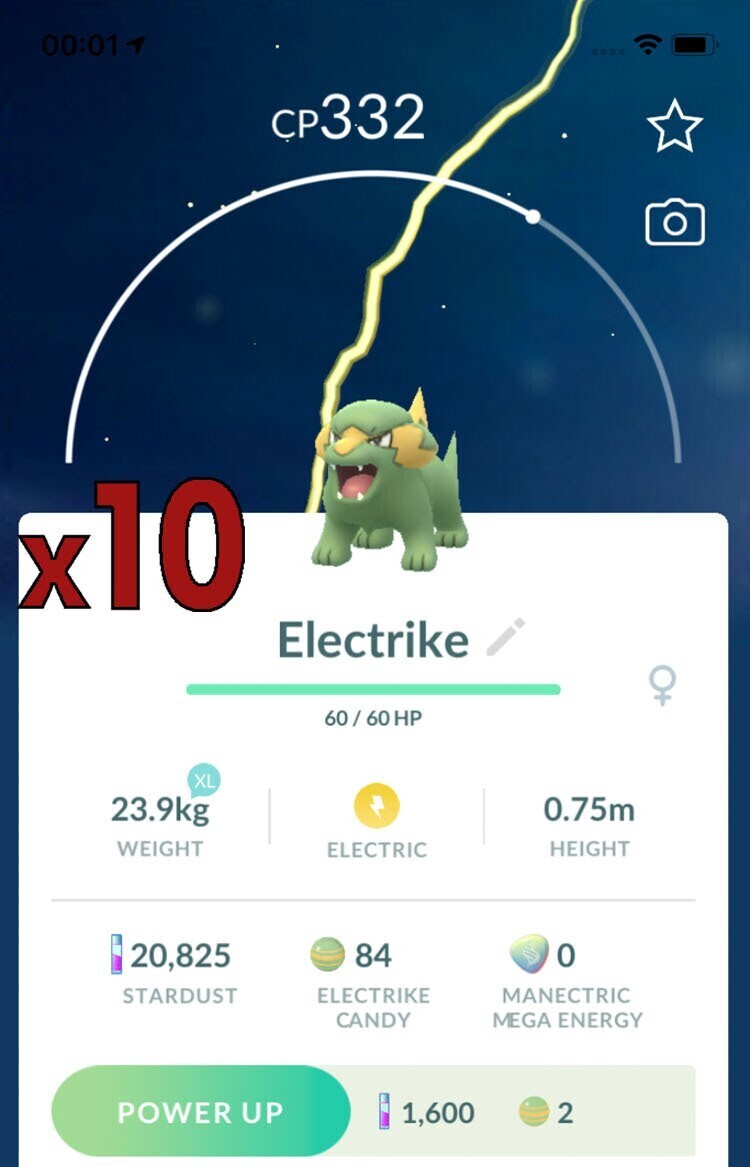 Electrike Trades [x10] - Pokemon GO Trade