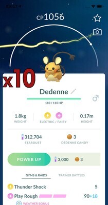 Dedenne Trades [x10] - Pokemon GO Trade