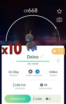 Deino Trades [x10] - Pokemon GO Trade