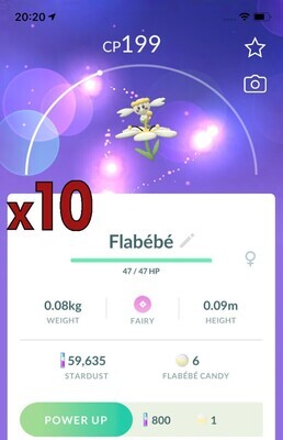 #669 - Flabebe White Trades [x10] - Pokemon GO Trade