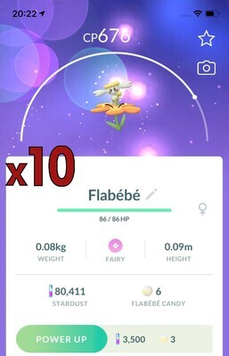 #669 - Flabebe Orange Trades [x10] - Pokemon GO Trade