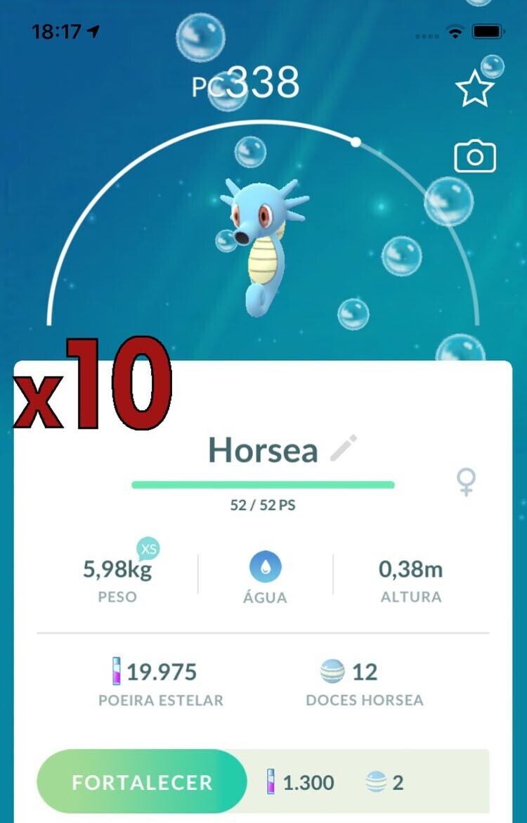 Horsea Trades [x10] - Pokemon GO Trade