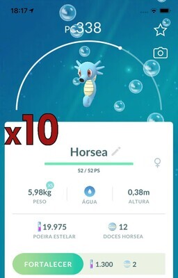 Horsea Trades [x10] - Pokemon GO Trade