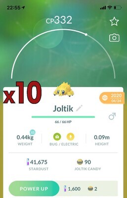 Joltik Trades [x10] - Pokemon GO Trade
