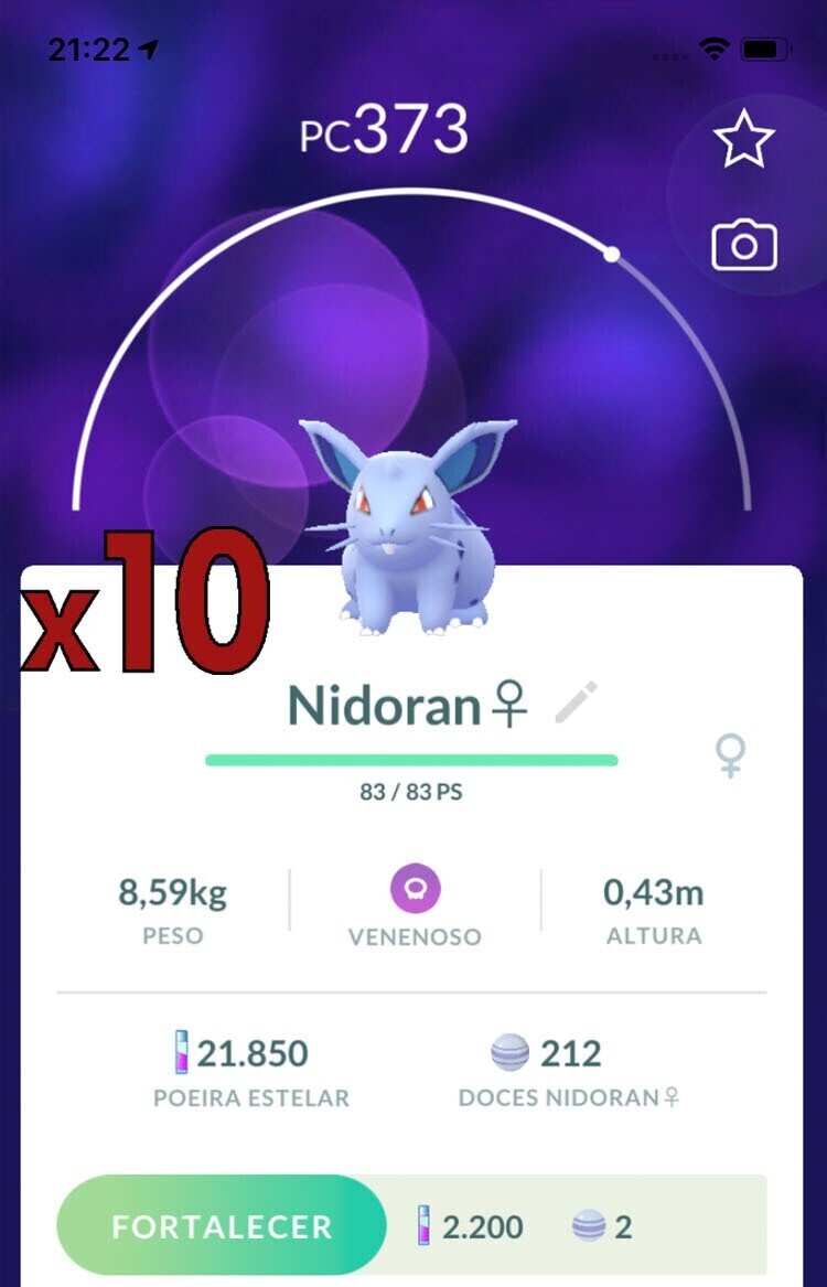 Nidoran Female Trades [x10] - Pokemon GO Trade