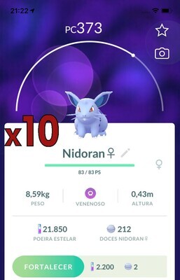 Nidoran Female Trades [x10] - Pokemon GO Trade