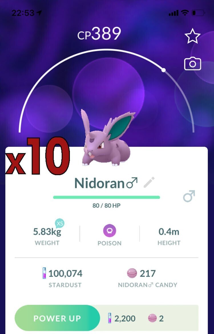 Nidoran Male Trades [x10] - Pokemon GO Trade