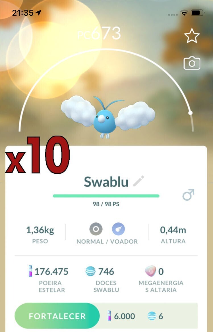 Swablu Trades [x10] - Pokemon GO Trade