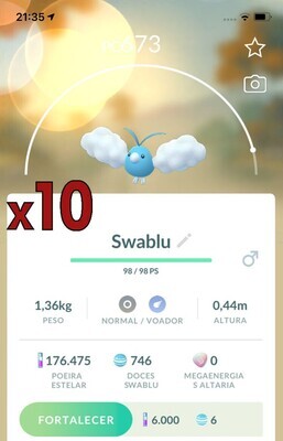 Swablu Trades [x10] - Pokemon GO Trade