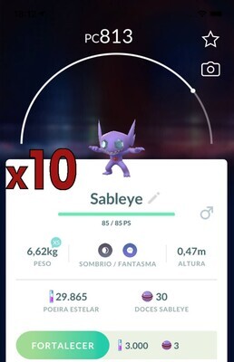 Sableye Trades [x10] - Pokemon GO Trade