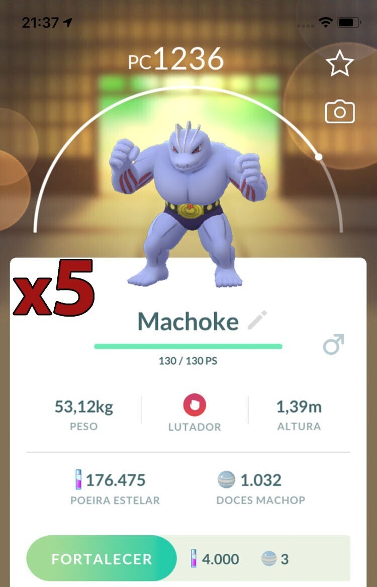 Machoke Trades [x5] - Pokemon GO Trade / Instant evolve into Machamp !