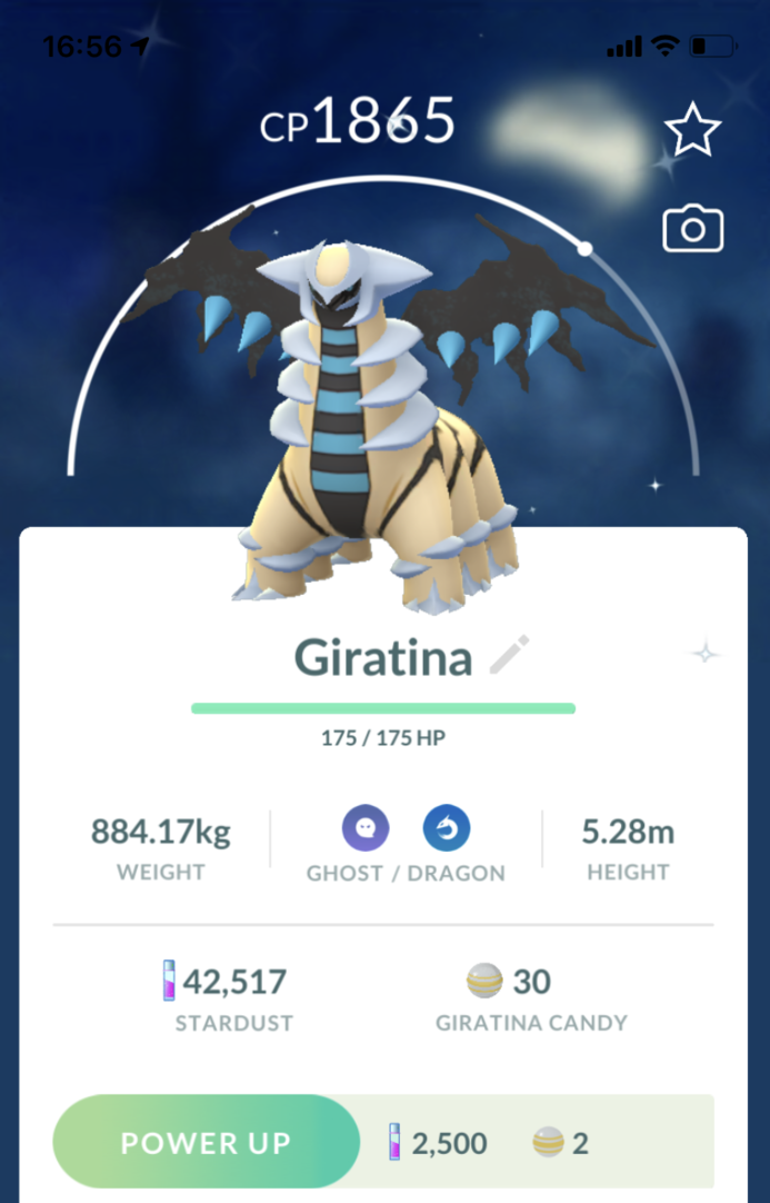 Shiny Giratina Altered Form Trade - Pokemon GO Trade