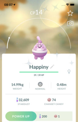 Shiny Happiny Trade - Pokemon GO Trade