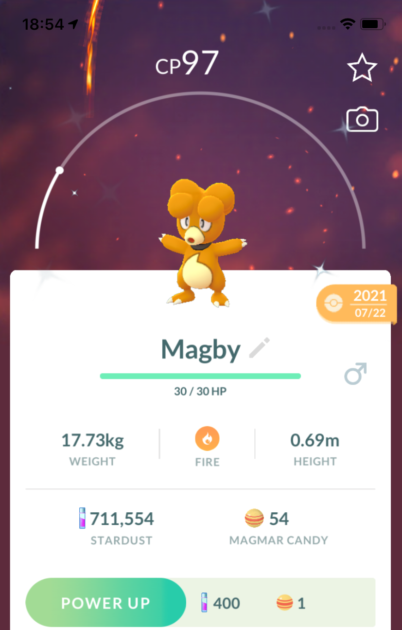 Shiny Magby Trade - Pokemon GO Trade