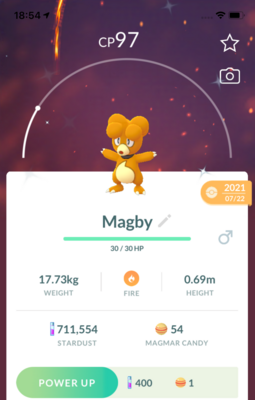 #240 - Shiny Magby Trade - Pokemon GO Trade