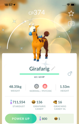 Shiny Girafarig Trade - Pokemon GO Trade