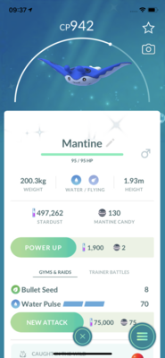 Shiny Mantine Trade - Pokemon GO Trade