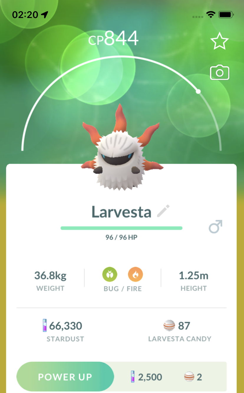 Larvesta Trade - Pokemon GO Trade Service
