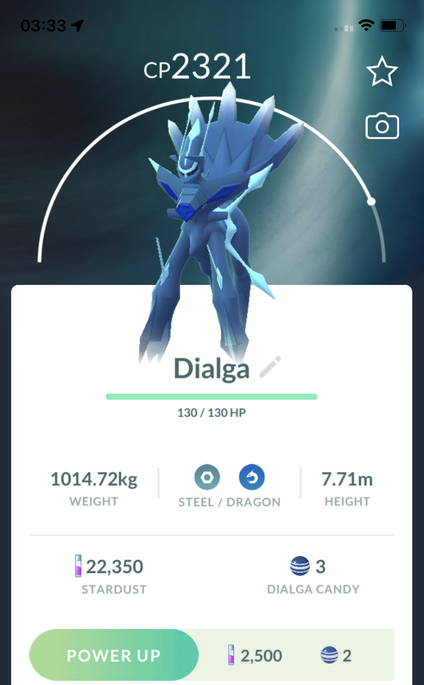 Dialga Origin Form - Pokemon GO Trade Service