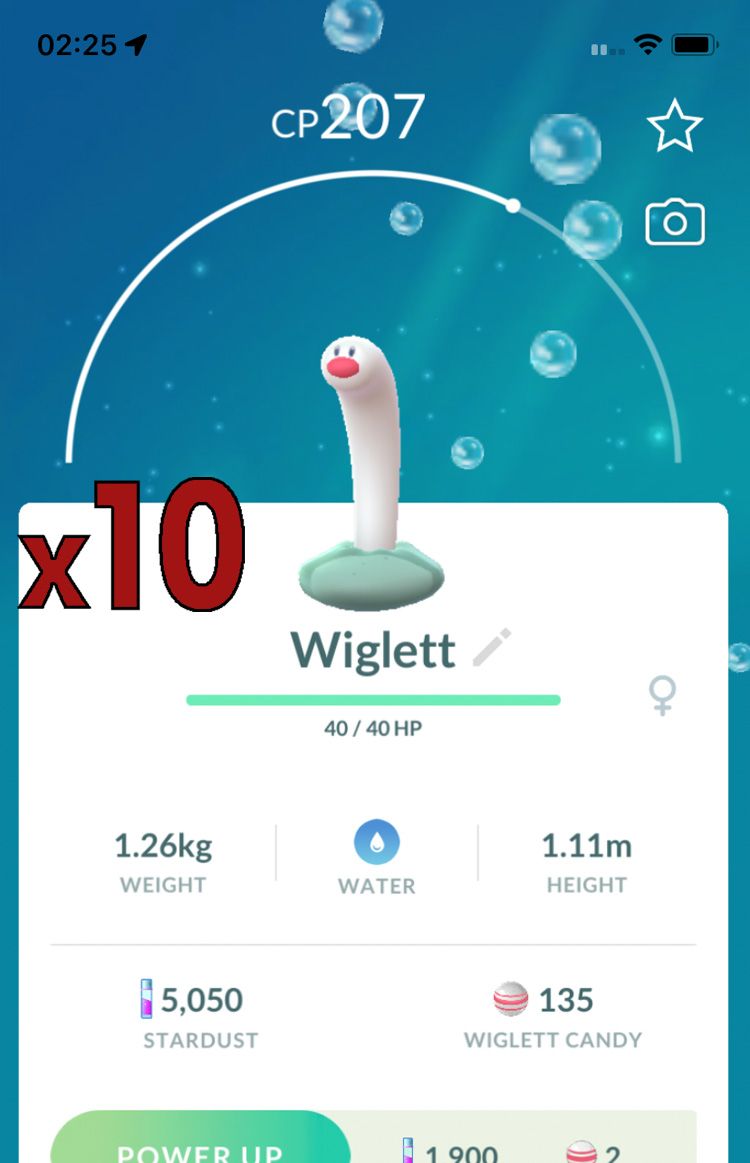 Wiglett [x10] - Pokemon GO Trade Service