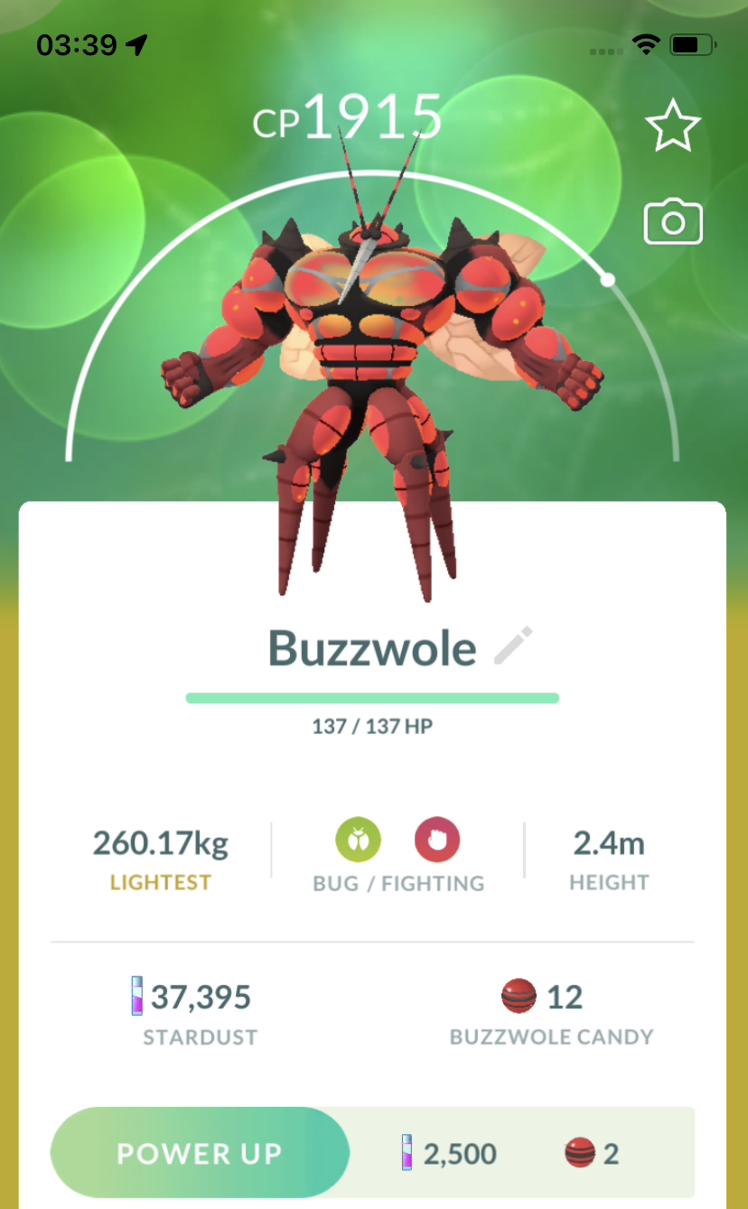 Buzzwole Trade - Pokemon GO Trade Service