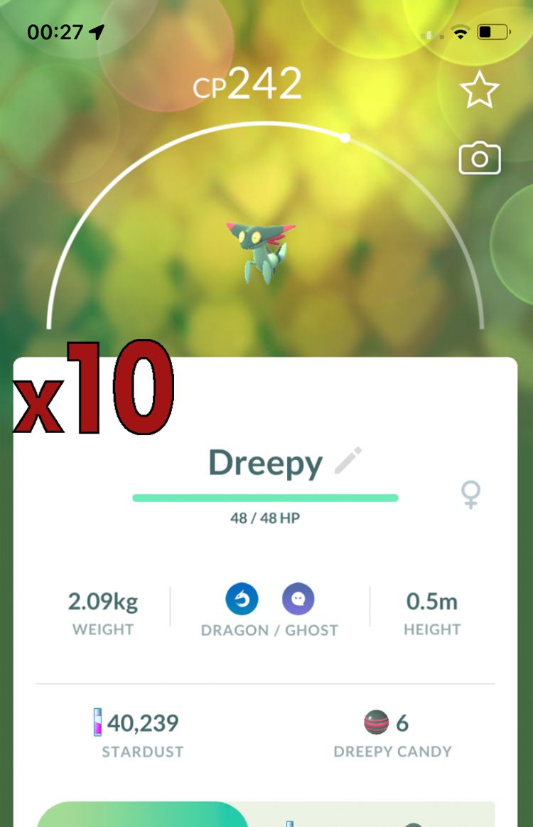 Dreepy [x10] - Pokemon GO Trade Service