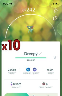 Dreepy [x10] - Pokemon GO Trade Service