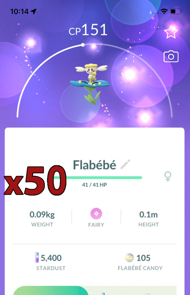Flabebe Blue [x50] - Pokemon GO Trade Service