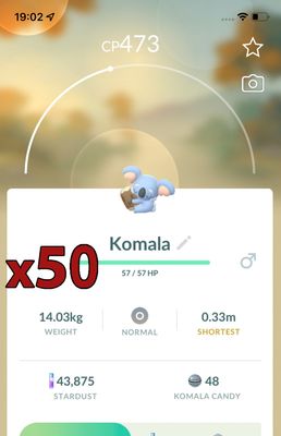 Komala [x50] - Pokemon GO Trade Service