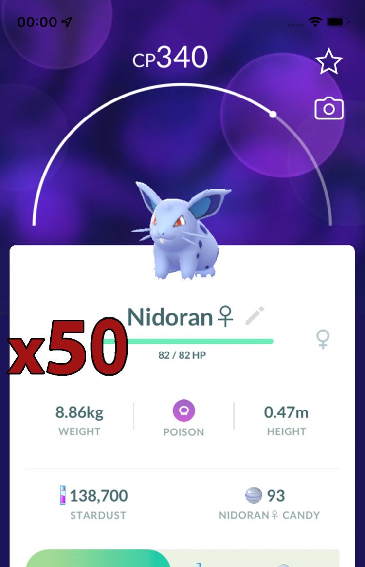 Nidoran Female [x50] - Pokemon GO Trade Service