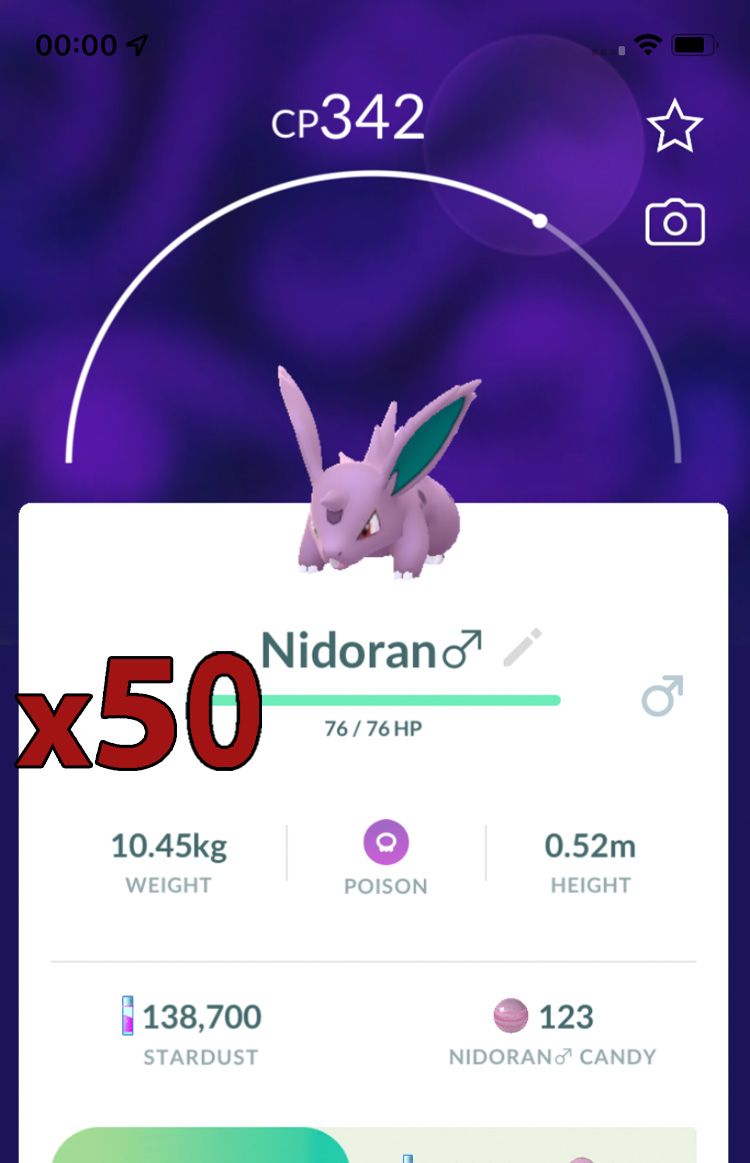 Nidoran Male [x50] - Pokemon GO Trade Service