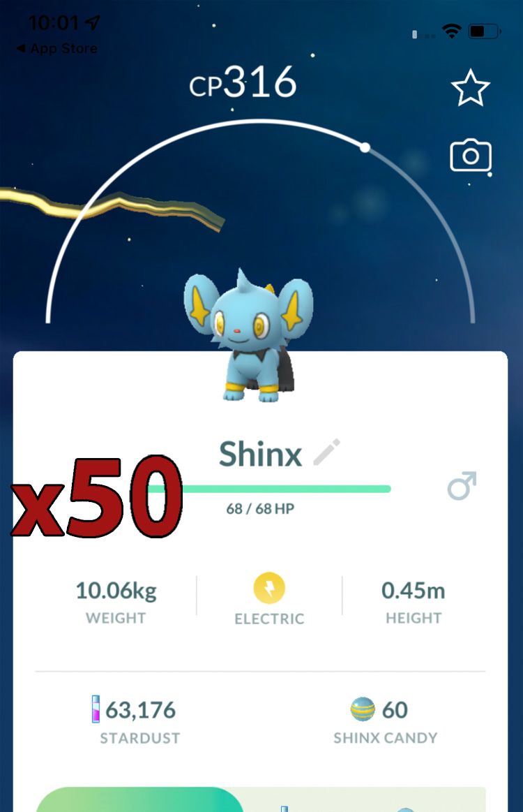 Shinx [x50] - Pokemon GO Trade Service