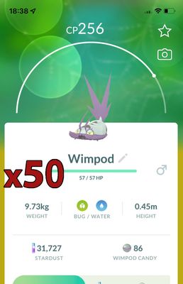 Wimpod [x50] - Pokemon GO Trade Service